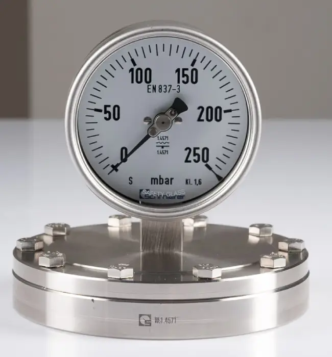 Diaphragm pressure gauge