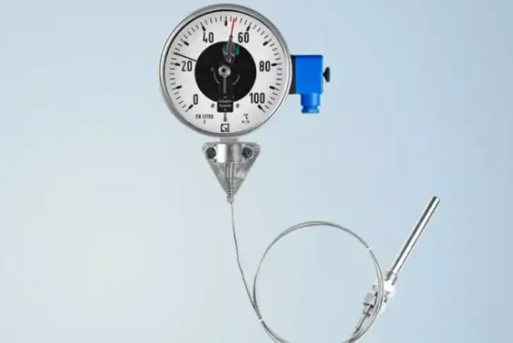 Gas-filled dial thermometers
